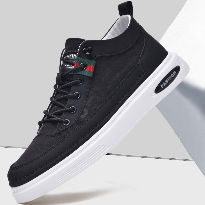 Solid Color Canvas Sneakers – Lehké a Prodyšné Tenisky