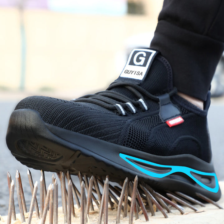Ocelové Špičky Obuv Pro Muže Pracovní Bezpečnostní Nonslip Sneakers