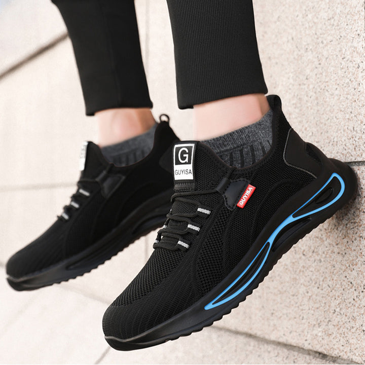 Ocelové Špičky Obuv Pro Muže Pracovní Bezpečnostní Nonslip Sneakers