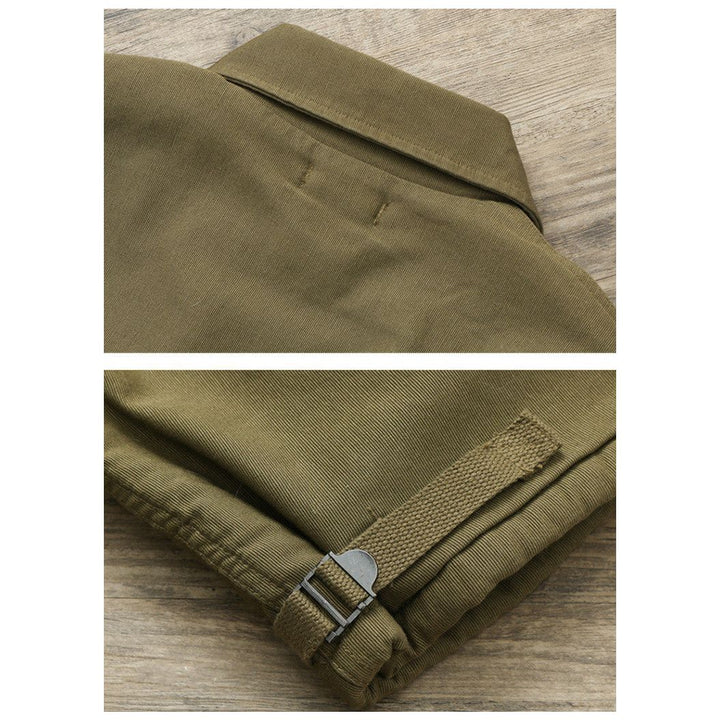 Bavlněná Bunda na Knoflíky a Zip pro Pohodlný Styl