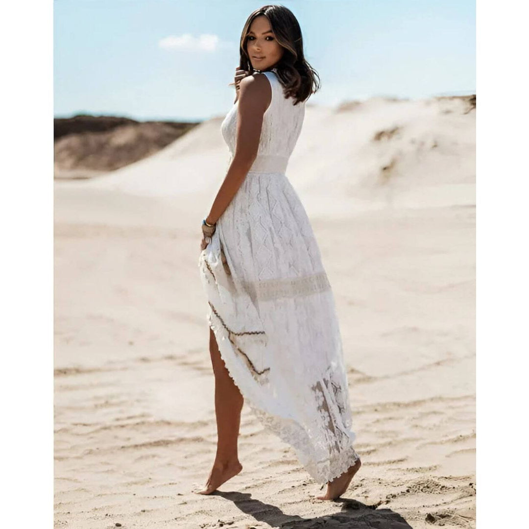 Elegantní Boho Styl Šaty s Krajkovým Designem pro Každou Příležitost