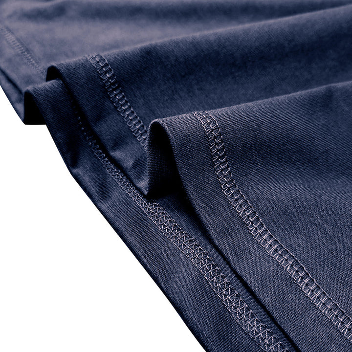 Krátký Rukáv V-neck Polo Košile pro Neformální Styl